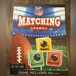 NFL Red and Blue Board Game Memory Match